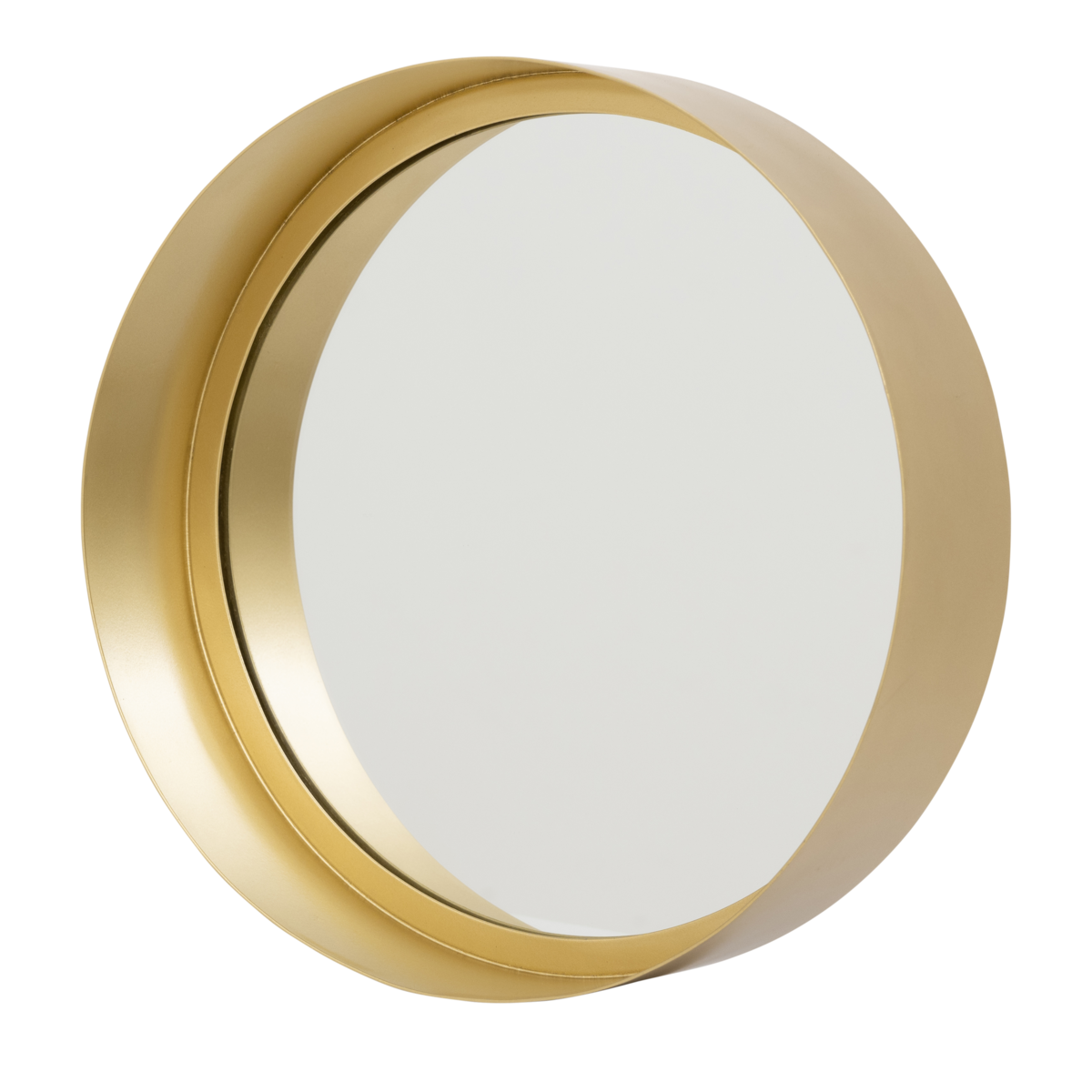 Miroir rond dor