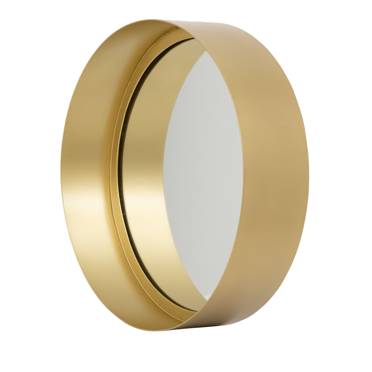 Miroir rond dor