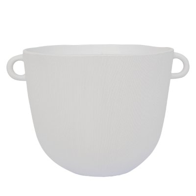 Pot dcoratif Blanc  poignet
