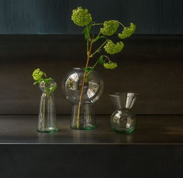Vase haut transparent