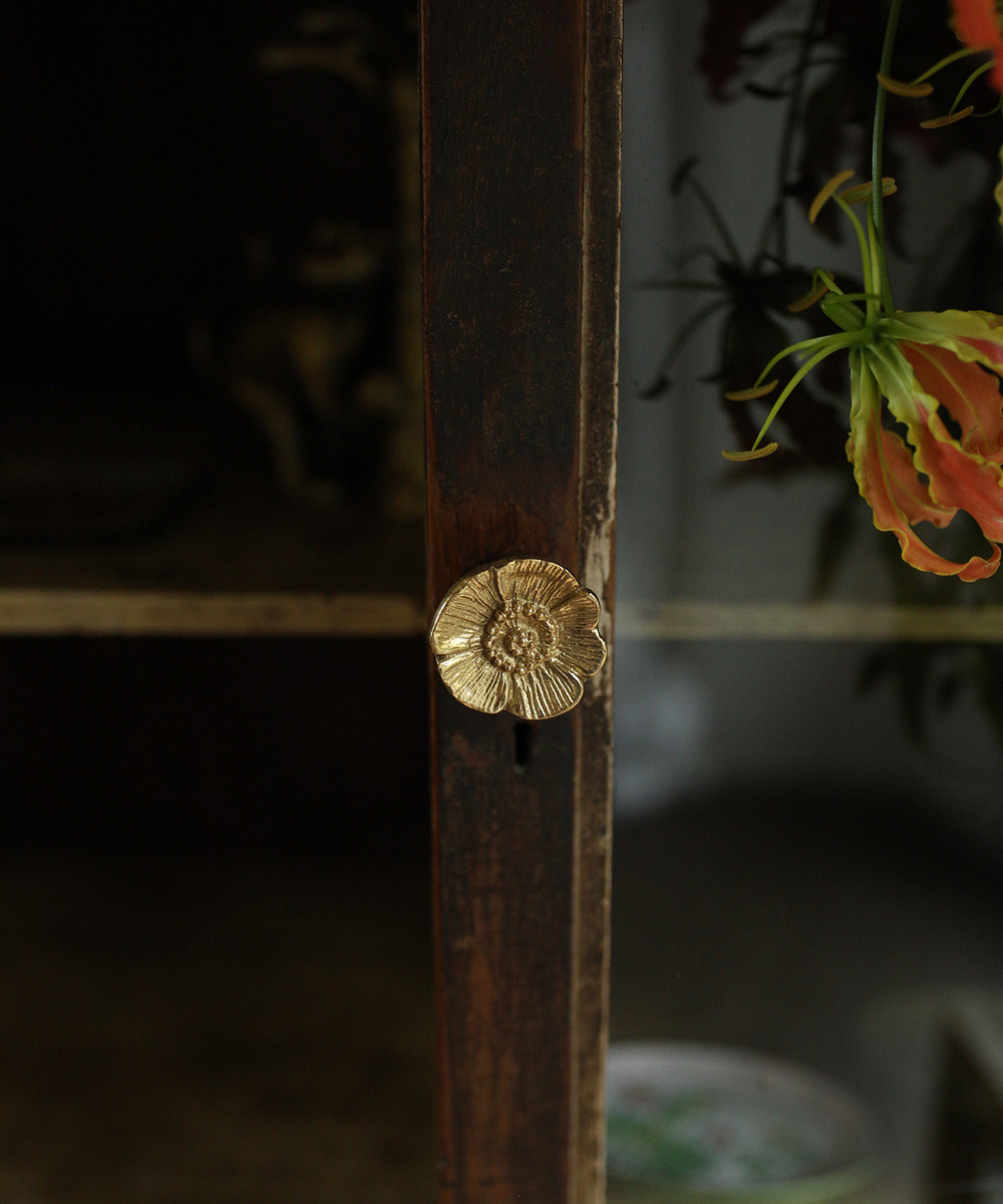 Bouton de tiroir Fleur