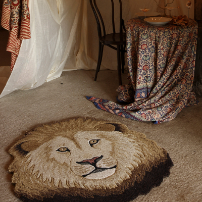 Tapis tte Lion Large