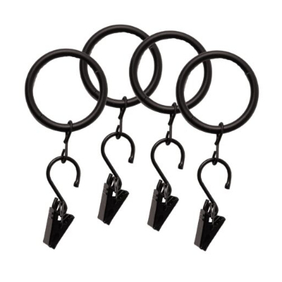Lot de 10 Anneaux de rideau  pince