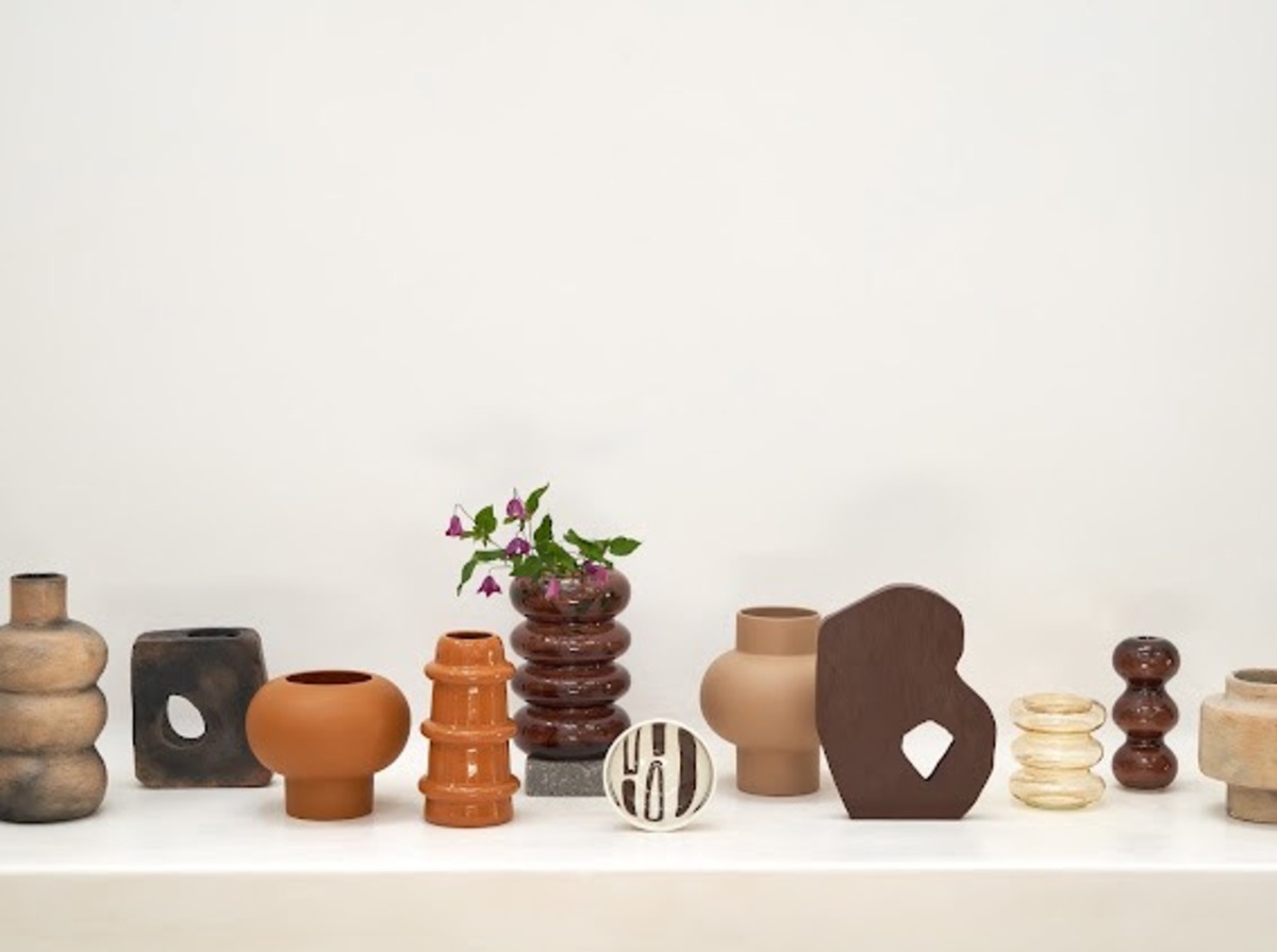 Vase sienna terre de sienne