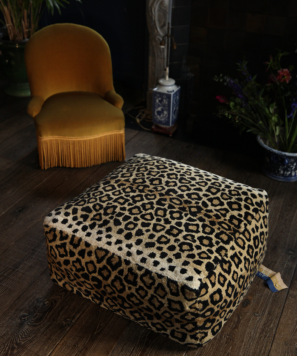 Pouf Leopard grand mod�le 