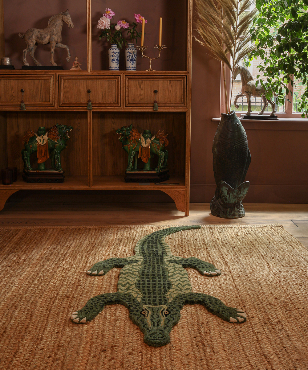 Tapis large Crocodile