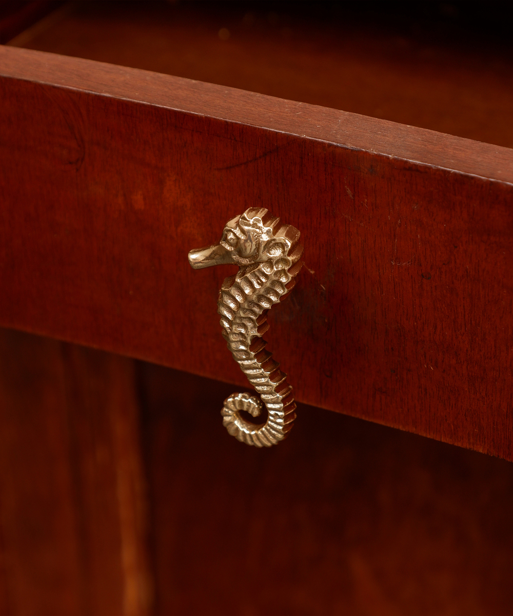 Bouton de tiroir hippocampe